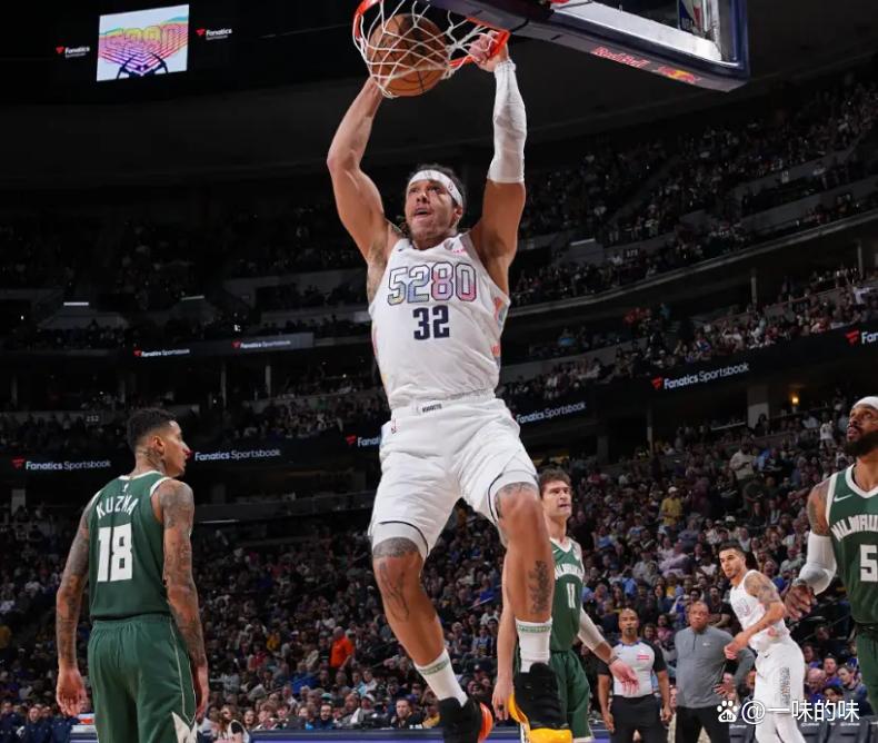 掘金力克雄鹿，西亚卡姆统治全场