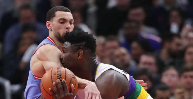 雷霆碾压公牛，锡安送出助攻